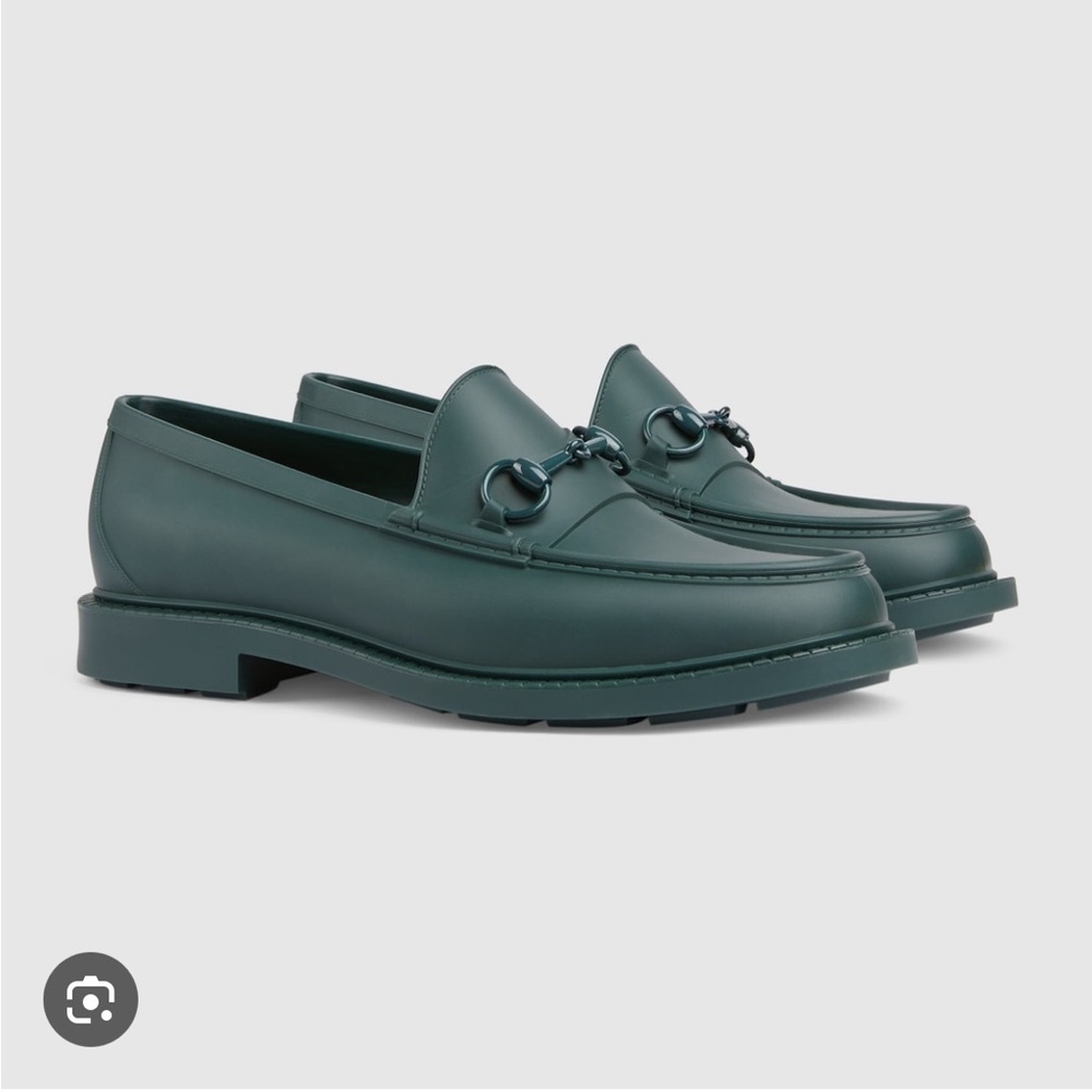 NWT Gucci rubber loafers